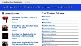 What Freedownloadbeatsaudio.blogspot.com website looked like in 2017 (7 years ago)