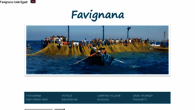 What Favignana.com website looked like in 2017 (6 years ago)