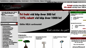 What Fyndahome.se website looked like in 2017 (6 years ago)