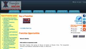 What Franchiseneed.com website looked like in 2017 (7 years ago)