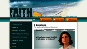 What Faithfacts.org website looked like in 2017 (9 years ago)