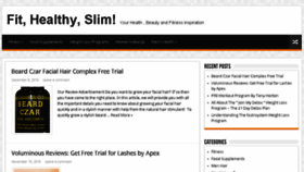 What Fithealthyslim.com website looked like in 2017 (6 years ago)