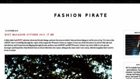 What Fashionpirate.net website looked like in 2017 (7 years ago)