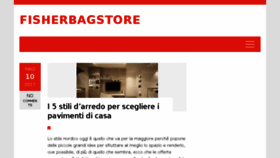 What Fisherbagstore.it website looked like in 2017 (6 years ago)