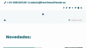What Frenchiesnfriends.es website looked like in 2017 (6 years ago)