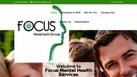 What Focusmhs.com website looked like in 2017 (6 years ago)