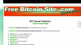 What Freebitcoinsite.com website looked like in 2017 (6 years ago)