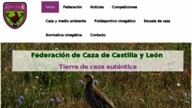 What Fedecazacyl.es website looked like in 2017 (6 years ago)