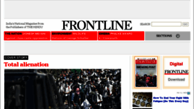 What Frontline.in website looked like in 2017 (9 years ago)