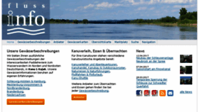 What Flussinfo.net website looked like in 2017 (7 years ago)
