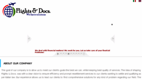 What Flights-docs.com website looked like in 2017 (6 years ago)