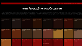 What Federalstandardcolor.com website looked like in 2017 (6 years ago)