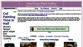 What Freecrossstitchonline.com website looked like in 2017 (6 years ago)