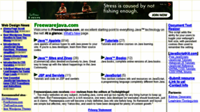 What Freewarejava.com website looked like in 2017 (6 years ago)