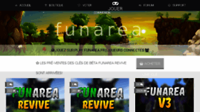 What Funarea.fr website looked like in 2017 (6 years ago)