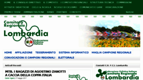 What Federciclismolombardia.it website looked like in 2017 (7 years ago)