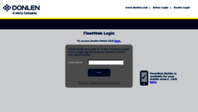 What Fleetweb.donlen.com website looked like in 2017 (6 years ago)
