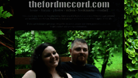 What Fordmccord.com website looked like in 2017 (6 years ago)