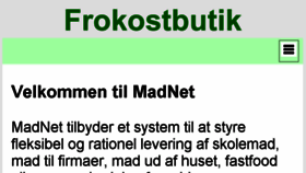 What Frokostbutik.dk website looked like in 2017 (7 years ago)