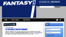 What Fantasyblog.fr website looked like in 2017 (6 years ago)