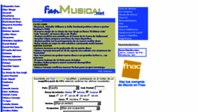 What Fanmusical.net website looked like in 2017 (6 years ago)
