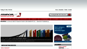 What Financial.de website looked like in 2017 (8 years ago)