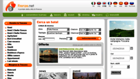 What Firenze.net website looked like in 2017 (6 years ago)