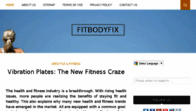 What Fitbodyfix.com website looked like in 2017 (6 years ago)