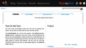 What Flashdaweb.com website looked like in 2017 (6 years ago)