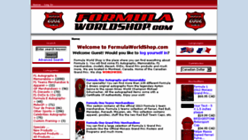 What Formulaworldshop.com website looked like in 2017 (6 years ago)