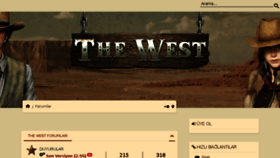What Forum.the-west.org website looked like in 2017 (6 years ago)