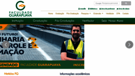 What Faculdadeguarapuava.edu.br website looked like in 2017 (6 years ago)