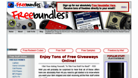 What Freebundles.com website looked like in 2017 (6 years ago)