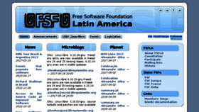 What Fsfla.org website looked like in 2017 (6 years ago)