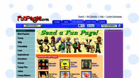 What Funpages.com website looked like in 2017 (6 years ago)
