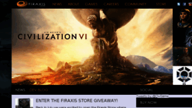 What Firaxis.com website looked like in 2017 (6 years ago)