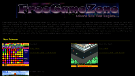 What Freegamezone.org website looked like in 2017 (6 years ago)