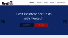 What Fleetsoft.com website looked like in 2017 (6 years ago)