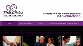 What Firstchoiceforseniors.com website looked like in 2017 (7 years ago)