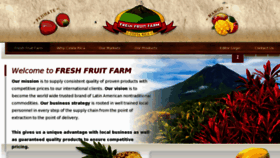 What Freshfruitfarm.com website looked like in 2017 (6 years ago)