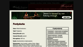 What Fe.ostatnidzwonek.pl website looked like in 2017 (7 years ago)