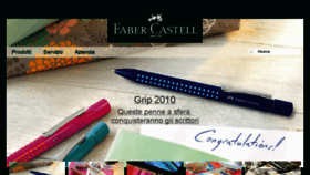 What Faber-castell.it website looked like in 2017 (7 years ago)