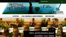 What Festivaldesjardins.departement06.fr website looked like in 2017 (7 years ago)