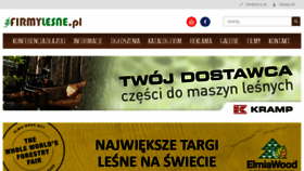 What Firmylesne.pl website looked like in 2017 (6 years ago)