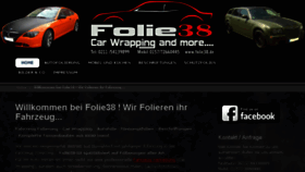 What Folie38.de website looked like in 2017 (6 years ago)