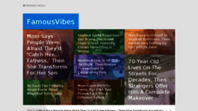 What Famousvibes.com website looked like in 2017 (6 years ago)