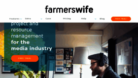 What Farmerswife.com website looked like in 2017 (6 years ago)