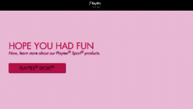 What Free-tampon-pad-liner-samples.playtexsportoffers.com website looked like in 2017 (6 years ago)