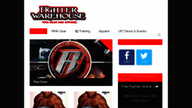 What Fighterwarehouse.com website looked like in 2017 (6 years ago)