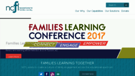 What Familieslearning.org website looked like in 2017 (6 years ago)